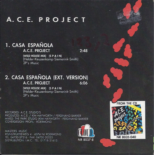A.C.E. Project : Casa Espanola (Wild House Mix) (CD, Maxi)