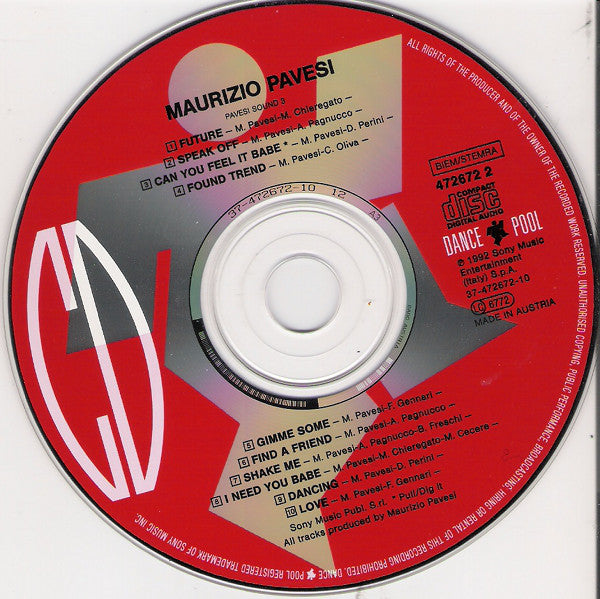 Pavesi Sound : Pavesi Sound Dance Collection 3 (CD, Album)