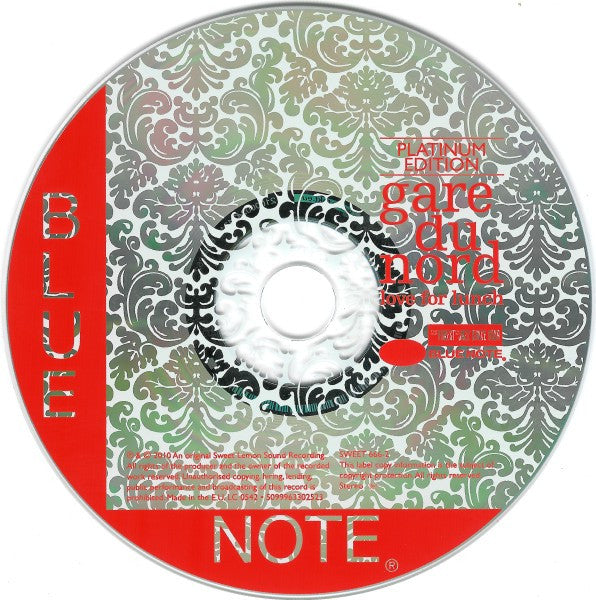 Gare Du Nord : Love For Lunch - Platinum Edition  (CD, Album, Pla)