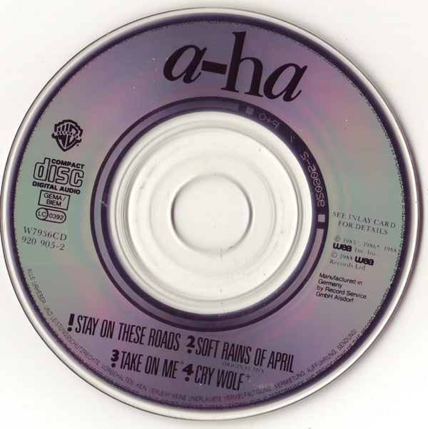 a-ha : Stay On These Roads (CD, Mini, Single)