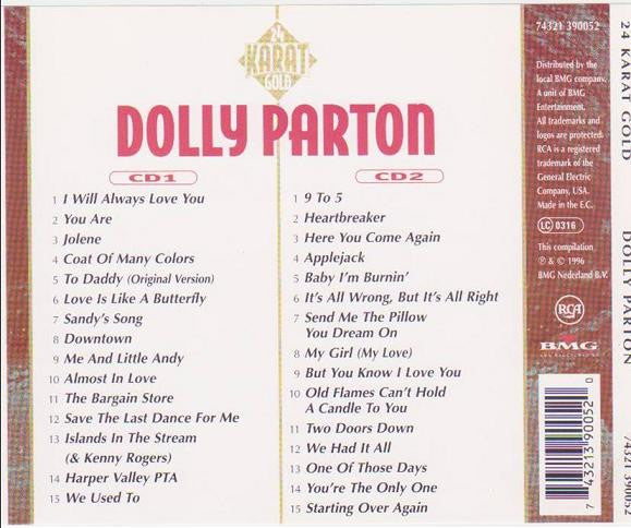 Dolly Parton : 24 Karat Gold (2xCD, Comp)