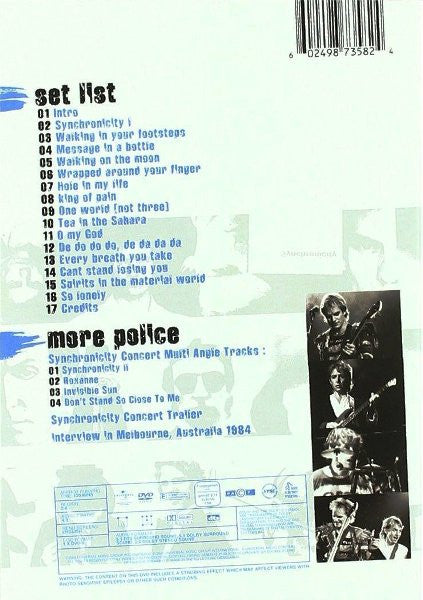 The Police : Synchronicity Concert (DVD-V, Comp)