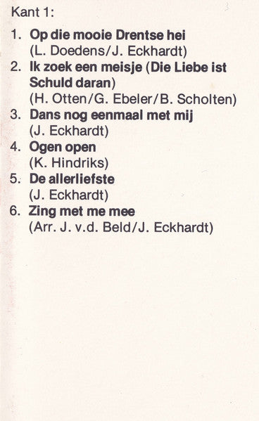 Jan & Zwaan : Jan & Zwaan (Cass, Album, Dol)