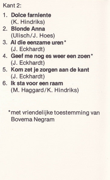 Jan & Zwaan : Jan & Zwaan (Cass, Album, Dol)