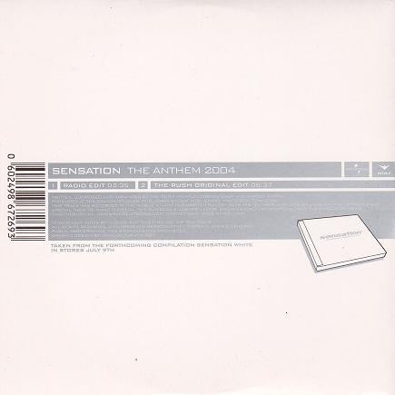 Sensation (2) : The Anthem 2004 (CD, Single)