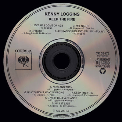 Kenny Loggins : Keep The Fire (CD, Album, RE, RP)