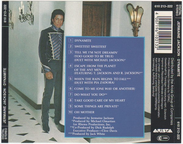 Jermaine Jackson : Dynamite (CD, Album)
