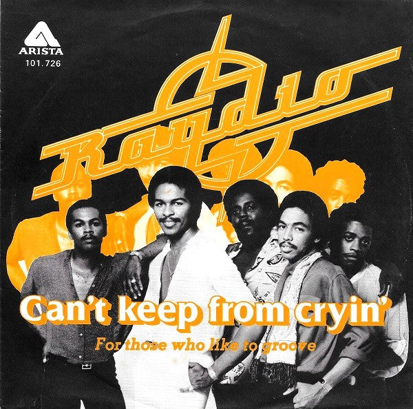 Raydio : Can't Keep From Cryin' (7", Single)