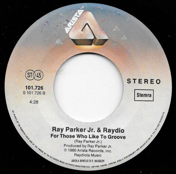 Raydio : Can't Keep From Cryin' (7", Single)