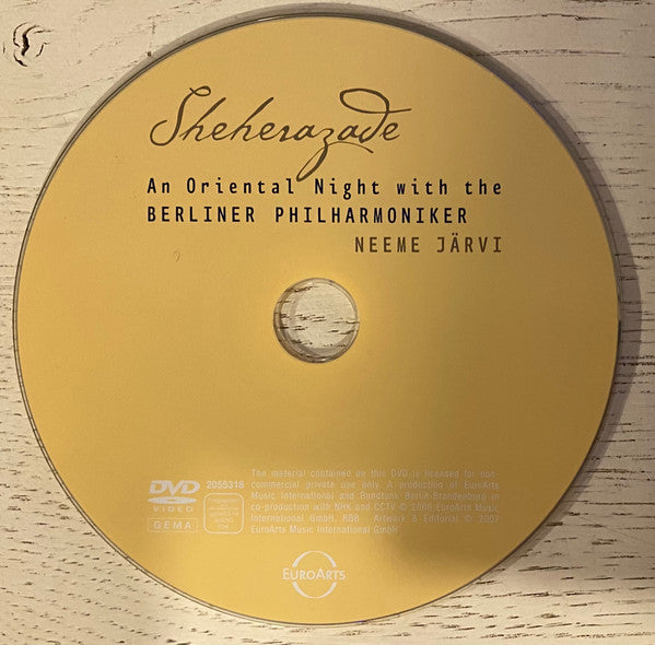 Janine Jansen, Berliner Philharmoniker, Neeme Järvi : Sheherazade. An Oriental Night With the Berliner Philharmoniker (DVD-V, Album, NTSC)