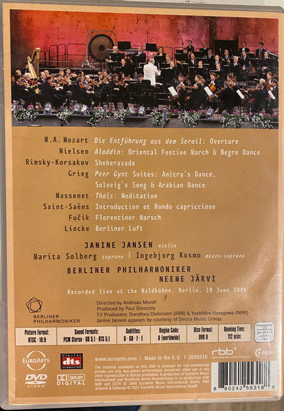 Janine Jansen, Berliner Philharmoniker, Neeme Järvi : Sheherazade. An Oriental Night With the Berliner Philharmoniker (DVD-V, Album, NTSC)