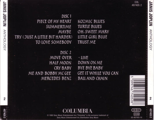 Janis Joplin : Anthology (2xCD, Comp, RE)