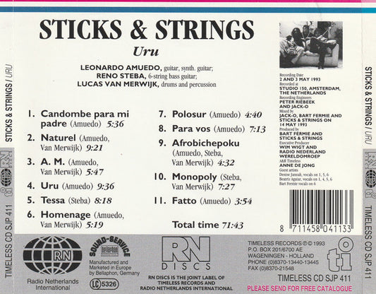 Sticks & Strings : Uru (CD, Album)