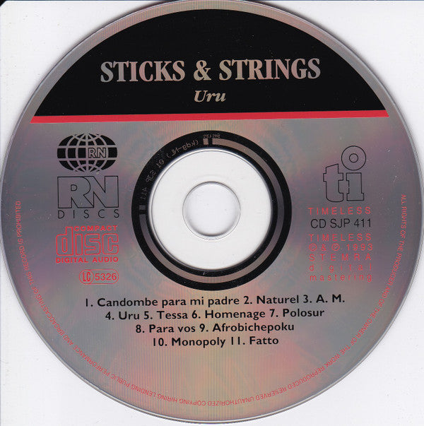 Sticks & Strings : Uru (CD, Album)