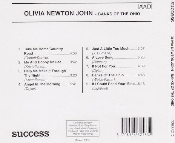 Olivia Newton-John : Banks Of The Ohio (CD, Comp)