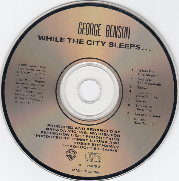 George Benson : While The City Sleeps... (CD, Album, RE)