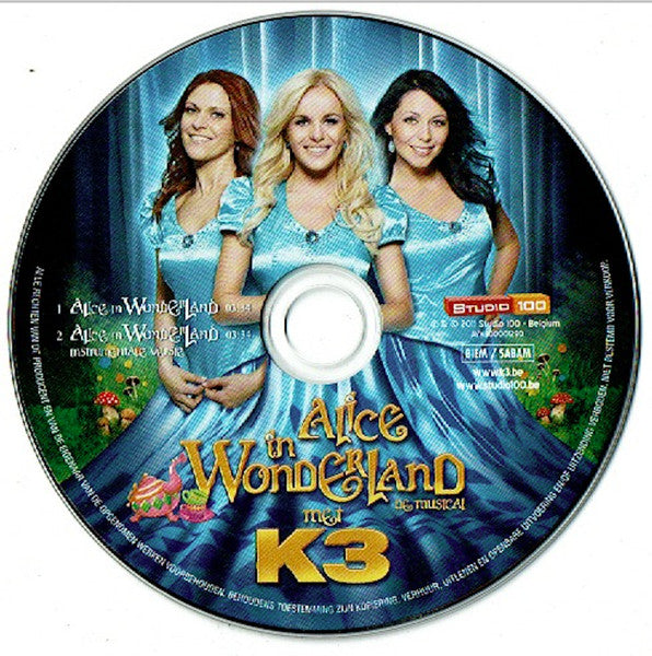 K3 : Alice In Wonderland (De Musical) (CD, Single)