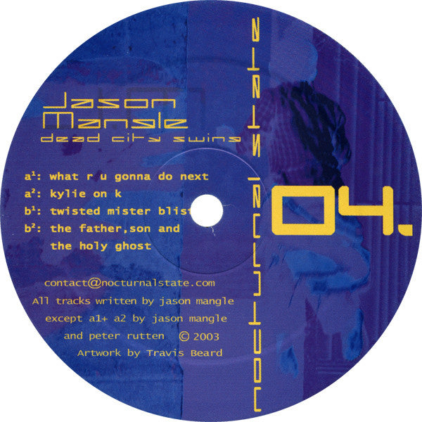 Jason Mangle : Dead City Swing (12")