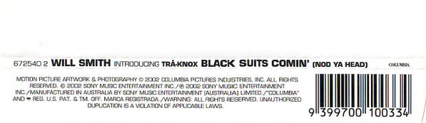 Will Smith Introducing Tra-Knox : Black Suits Comin' (Nod Ya Head) (CD, Maxi)