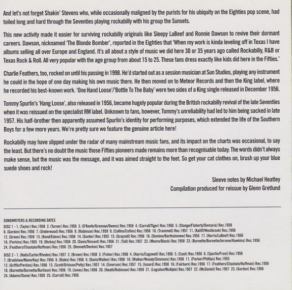 Various : Real Raw Rockabilly (2xCD, Comp)