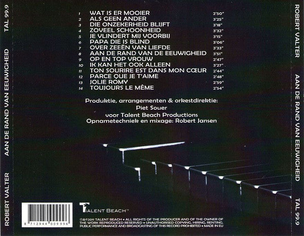 Robert Valter : Aan De Rand Van Eeuwigheid (CD, Album)