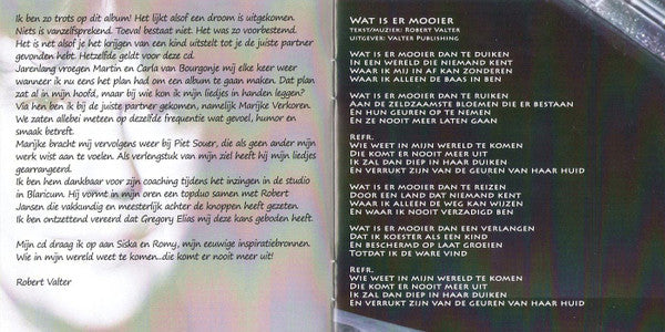 Robert Valter : Aan De Rand Van Eeuwigheid (CD, Album)