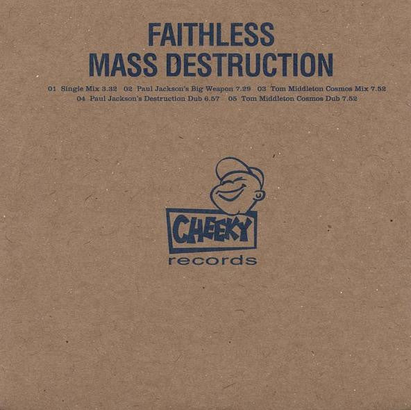 Faithless : Mass Destruction (CD, Single, Promo)