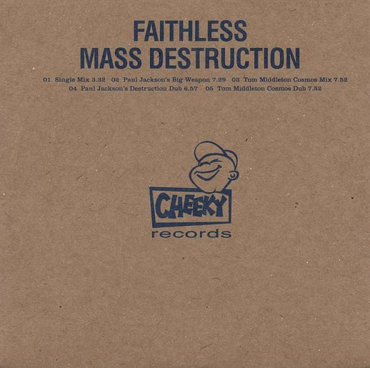 Faithless : Mass Destruction (CD, Single, Promo)
