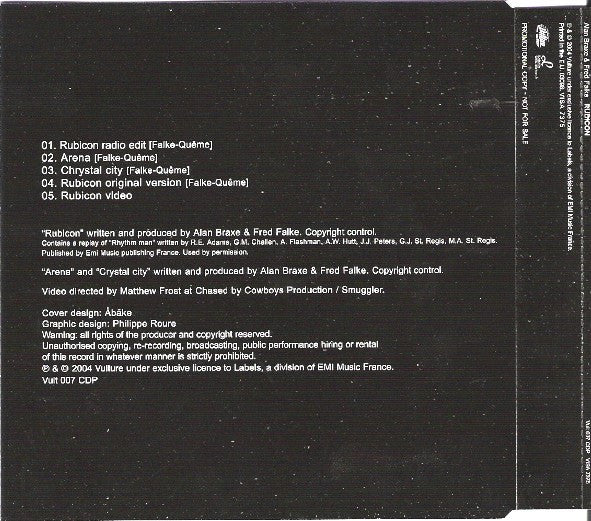 Alan Braxe & Fred Falke : Rubicon (CD, Maxi, Enh, Promo)