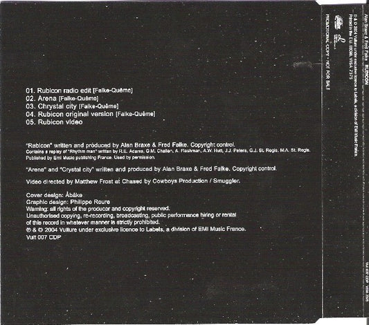 Alan Braxe & Fred Falke : Rubicon (CD, Maxi, Enh, Promo)
