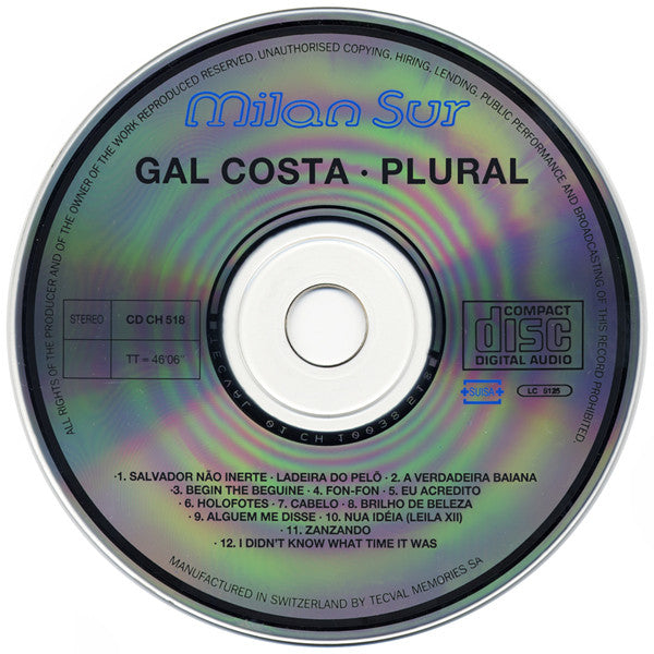 Gal Costa : Plural (CD, Album)