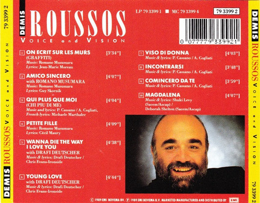 Demis Roussos : Voice And Vision (CD, Album)