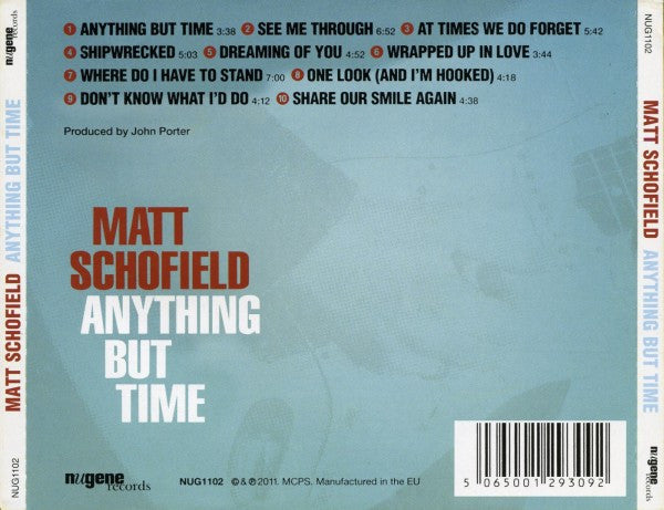 Matt Schofield : Anything But Time (CD, Album)