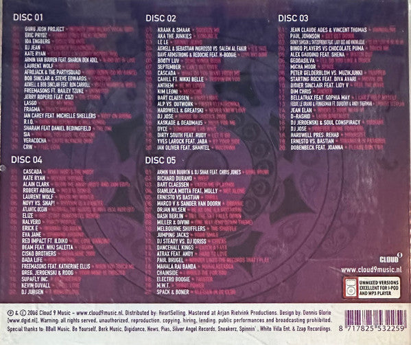 Various : The Ultimate Dance Top 100 - 2008 (5xCD, Comp)