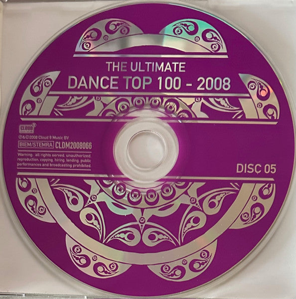 Various : The Ultimate Dance Top 100 - 2008 (5xCD, Comp)