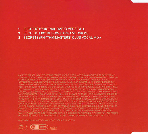 Mutiny : Secrets (CD, Maxi)