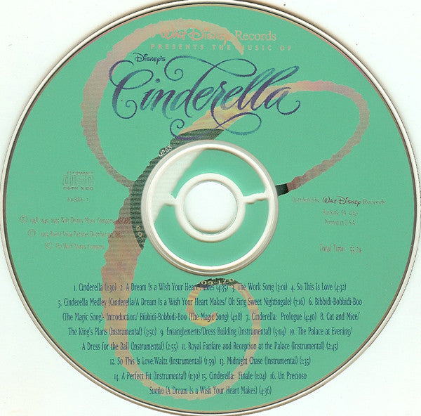 Various : The Music Of Disney's Cinderella (CD, Comp)