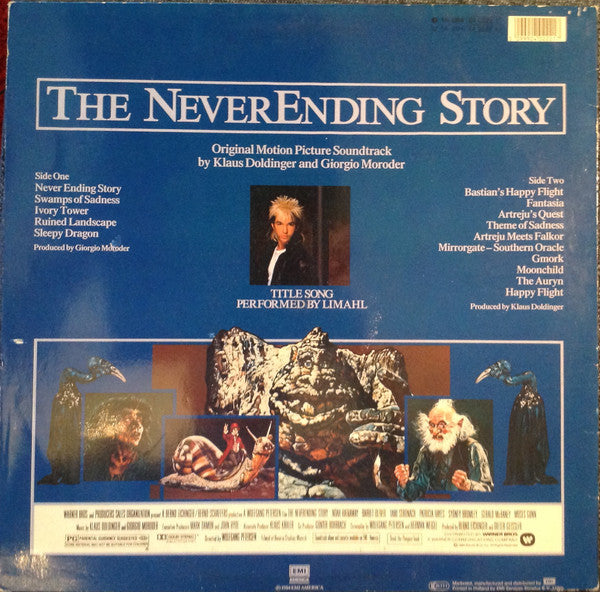 Giorgio Moroder and Klaus Doldinger : The NeverEnding Story (Original Motion Picture Soundtrack) (LP, Album)