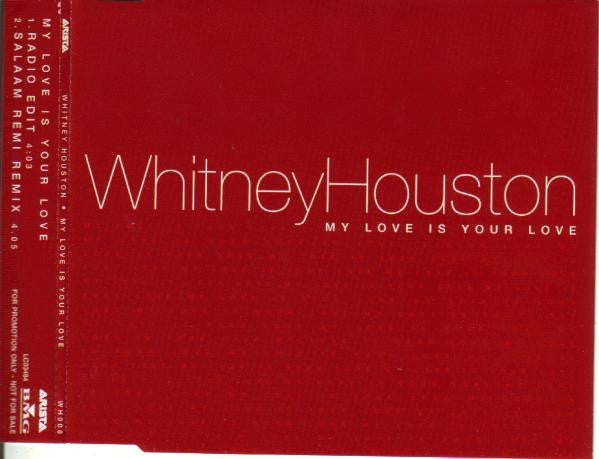 Whitney Houston : My Love Is Your Love (CD, Single, Promo)