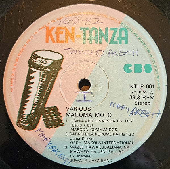 Various : Magoma Moto (LP, Comp)