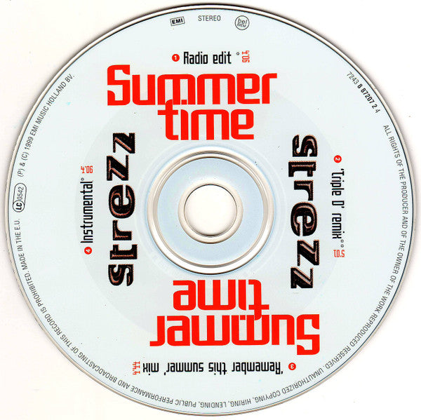 Strezz (2) : Summertime (CD, Single)
