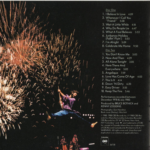 Kenny Loggins : Alive (2xCD, Album, RE)