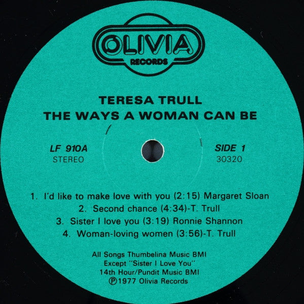 Teresa Trull : The Ways A Woman Can Be (LP)