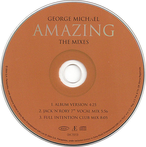 George Michael : Amazing (The Mixes) (CD, Single)
