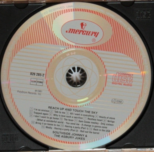 Southside Johnny & The Asbury Jukes : Live - Reach Up And Touch The Sky (CD, Album)