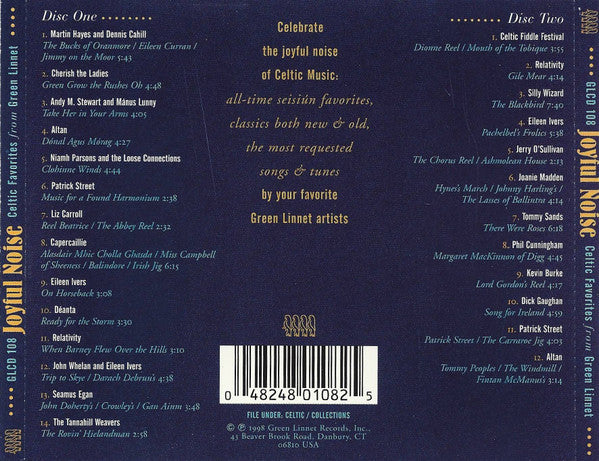 Various : Joyful Noise Celtic Favorites From Green Linnet (2xCD, Comp)