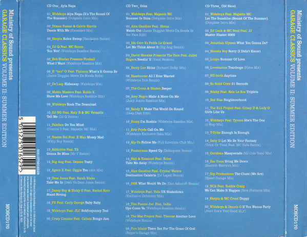 The Wideboys : Garage Classics Volume II: Summer Edition (3xCD, Comp, Mixed)