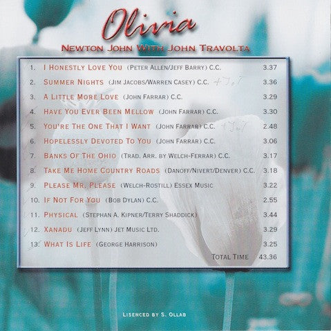 Olivia Newton-John : Olivia Newton-John With John Travolta (CD, Comp)