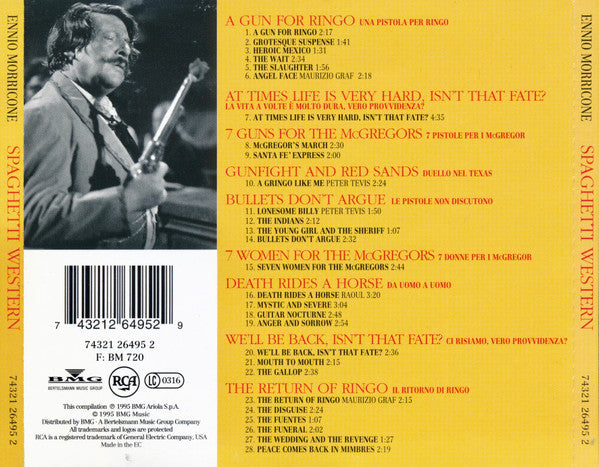 Ennio Morricone : Spaghetti Western (CD, Comp)