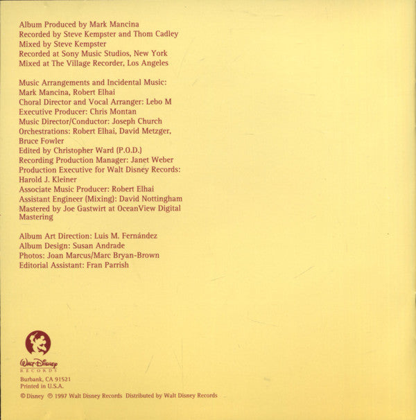 Various : The Lion King - Original Broadway Cast Recording (CD, Album)